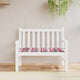 Vidaxl Gartenbank Kissen 100x50x3 cm Oxford Stoff Diamond Muster rot