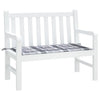 Vidaxl Gartenbank Kissen 100x50x3 cm Oxford Stoff Diamond Muster grau