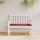Vidaxl Garden Bench Kissen 120x50x3 cm Oxford Stoff Wein rot