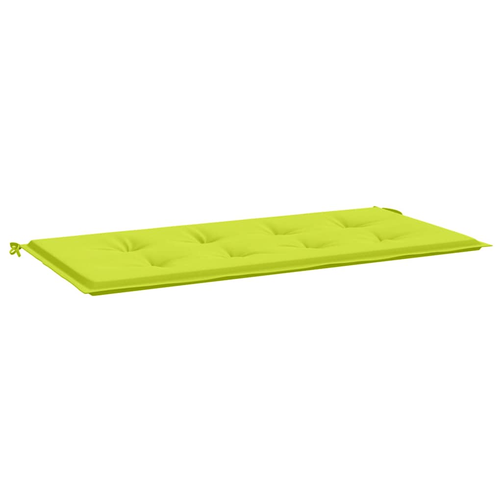Vidaxl Gartenbank Kissen 120x50x3 cm Oxford Stoff hellgrün