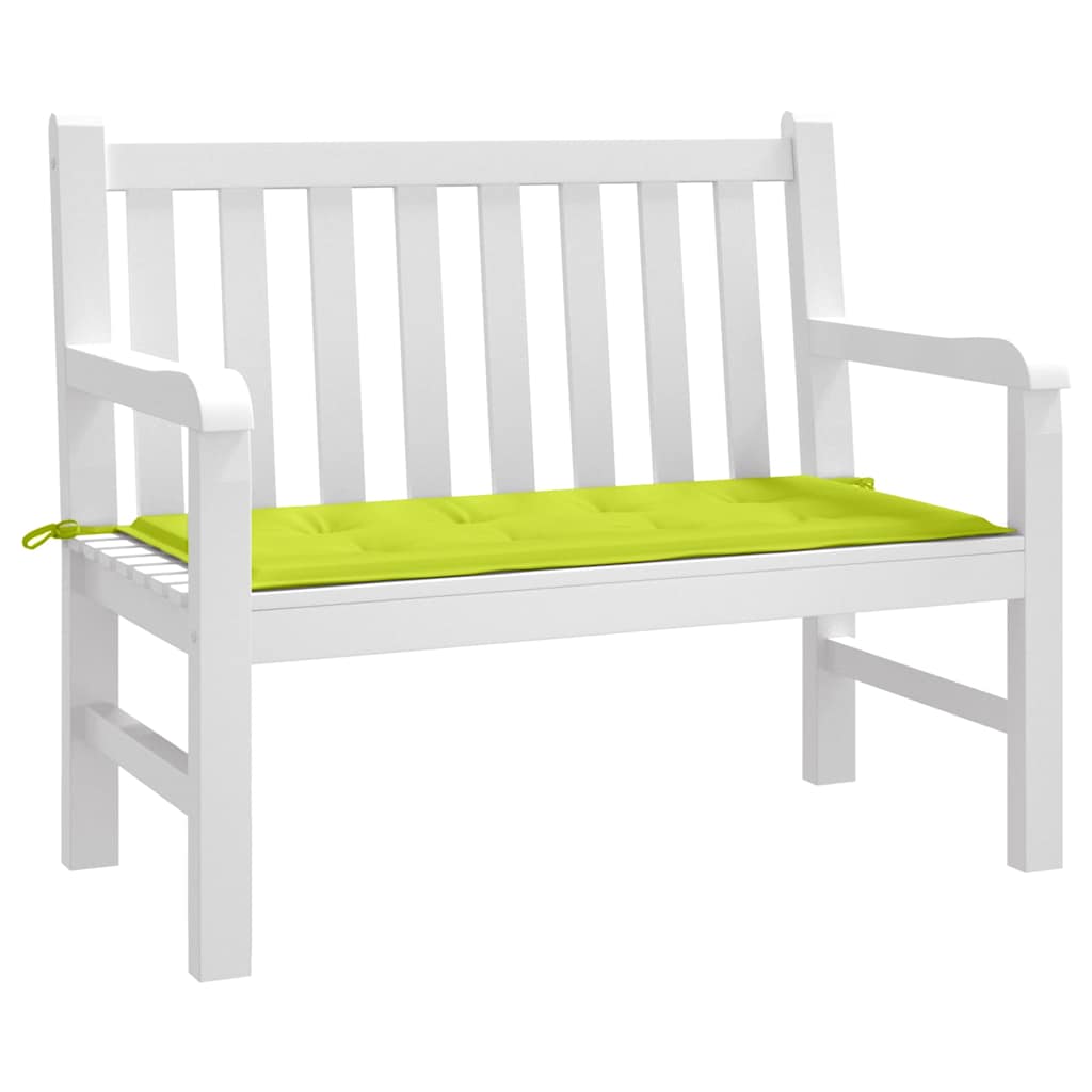 Vidaxl Gartenbank Kissen 120x50x3 cm Oxford Stoff hellgrün