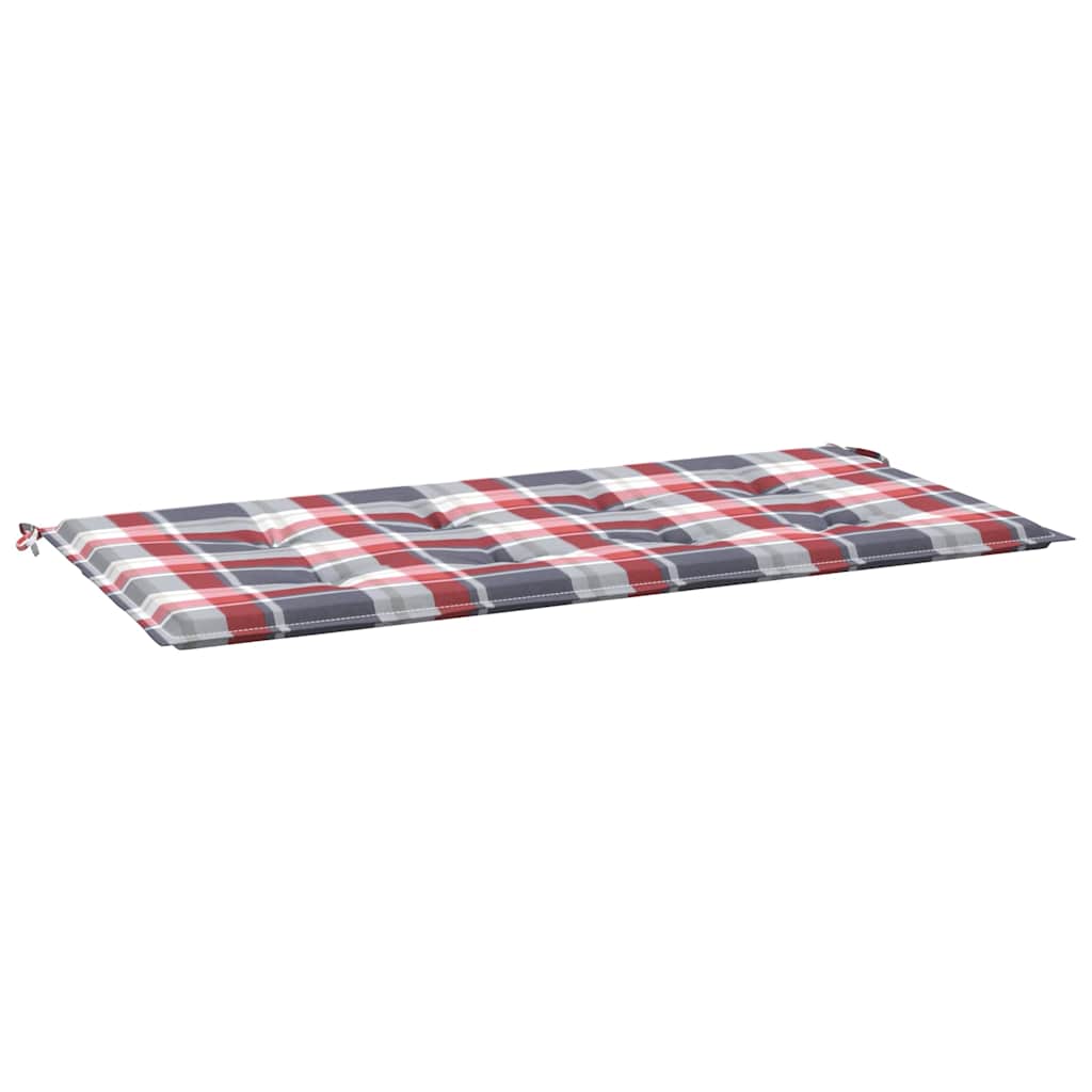 Vidaxl Gartenbank Kissen 120x50x3 cm Oxford Stoff Diamond Muster rot
