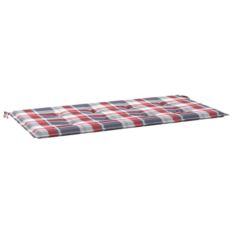 Vidaxl Gartenbank Kissen 120x50x3 cm Oxford Stoff Diamond Muster rot