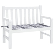 Vidaxl Gartenbank Kissen 120x50x3 cm Oxford Stoff Diamond Muster grau - afbeelding 3