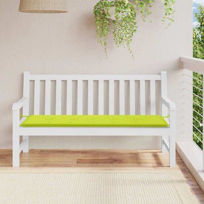 Vidaxl Gartenbank Kissen 150x50x3 cm Oxford Stoff hellgrün
