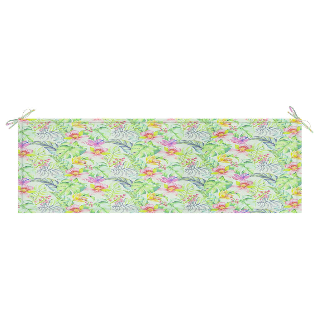 Vidaxl Garden Bench Kissen 150x50x3 cm Oxford Stoffblattmuster