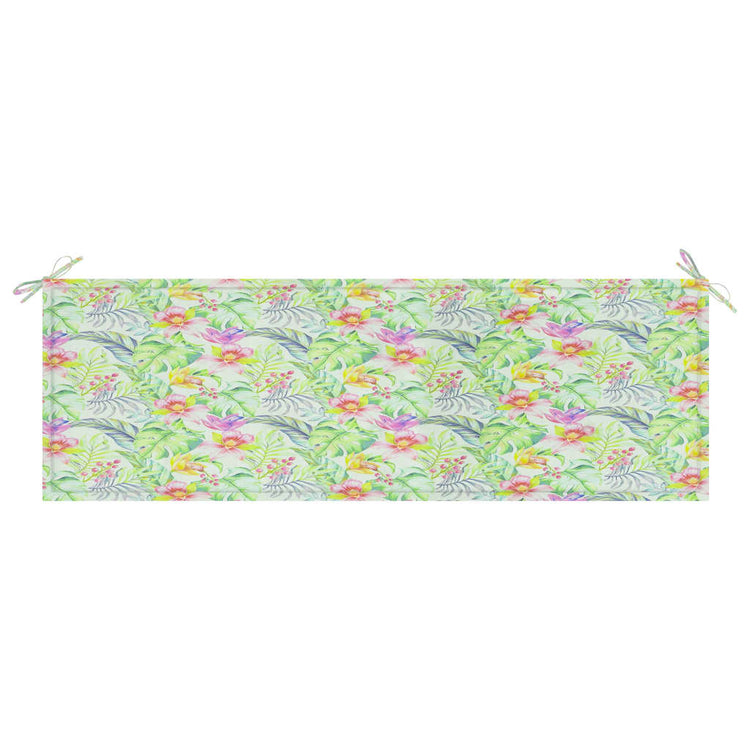 Vidaxl Garden Bench Kissen 150x50x3 cm Oxford Stoffblattmuster