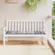 Vidaxl Gartenbank Kissen 150x50x3 cm Oxford Stoff Diamond Muster grau