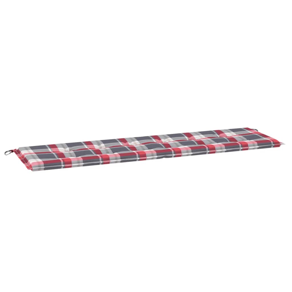 Vidaxl Gartenbank Kissen 180x50x3 cm Oxford Stoff Diamond Muster rot