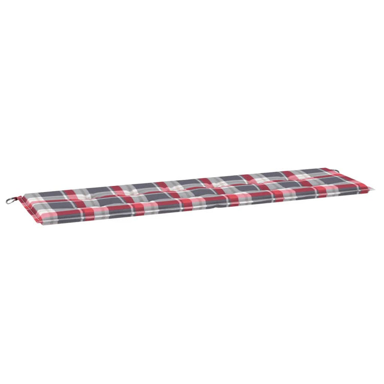 Vidaxl Gartenbank Kissen 180x50x3 cm Oxford Stoff Diamond Muster rot