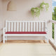 Vidaxl Garden Bench Kissen 200x50x3 cm Oxford Stoff Wein rot