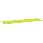 Vidaxl Garden Bench Kissen 200x50x3 cm Oxford Stoff klar grün - afbeelding 2