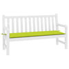 Vidaxl Garden Bench Kissen 200x50x3 cm Oxford Stoff klar grün
