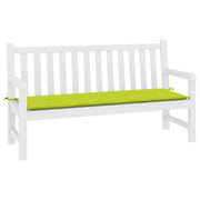 Vidaxl Garden Bench Kissen 200x50x3 cm Oxford Stoff klar grün - afbeelding 3