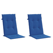 Vidaxl Gartenstuhl Kissen 2 St hoher Rücken 120x50x3 cm Stoff Royal Blue - afbeelding 3