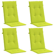 Vidaxl Gartenstuhlkissen 6 St. hoher Rücken 120x50x3 cm Stoff klar grün - afbeelding 3