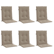 Vidaxl Gartenstuhl Kissen 6 Stcs 100x50x3 cm Oxford Stofftaupe - afbeelding 3