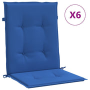Vidaxl Gartenstuhl Kissen 6 Stcs 100x50x3 cm Oxford Fabric Royal Blue - afbeelding 2