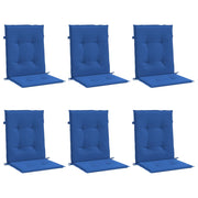 Vidaxl Gartenstuhl Kissen 6 Stcs 100x50x3 cm Oxford Fabric Royal Blue - afbeelding 3
