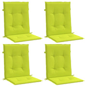Vidaxl Gartenstuhl Kissen 4 Stcs 100x50x3 cm Oxford Stoff klar grün - afbeelding 3