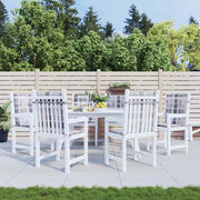 Vidaxl Gartenstuhl Kissen 6 Stcs 100x50x3 cm Oxford Stoff Diamond Muster grau - afbeelding 1