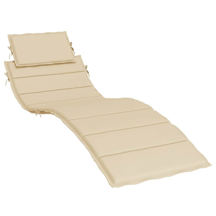 Vidaxl Lounge Kissen 186x58x3 cm Oxford Stoff Beige