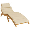 Vidaxl Lounge Kissen 186x58x3 cm Oxford Stoff Beige