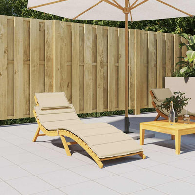 Vidaxl Lounge Kissen 186x58x3 cm Oxford Stoff Beige