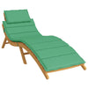 Vidaxl Lounge Kissen 186x58x3 cm Oxford Stoff grün