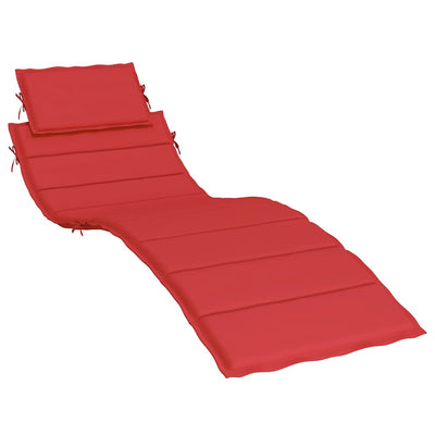 Vidaxl Lounge Kissen 186x58x3 cm Oxford Stoff rot