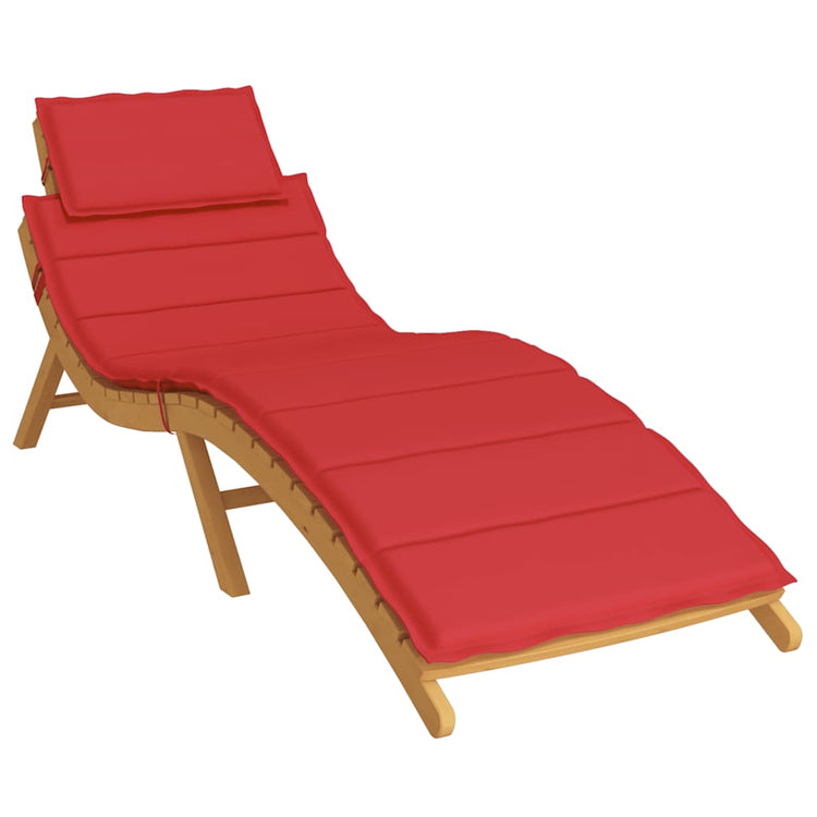 Vidaxl Lounge Kissen 186x58x3 cm Oxford Stoff rot