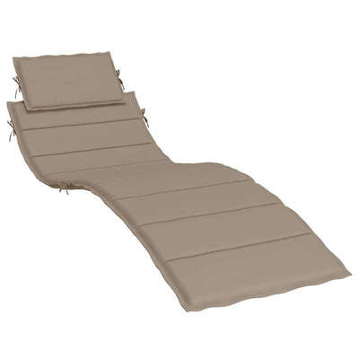 Vidaxl Lounge Kissen 186x58x3 cm Oxford Stofftaupe
