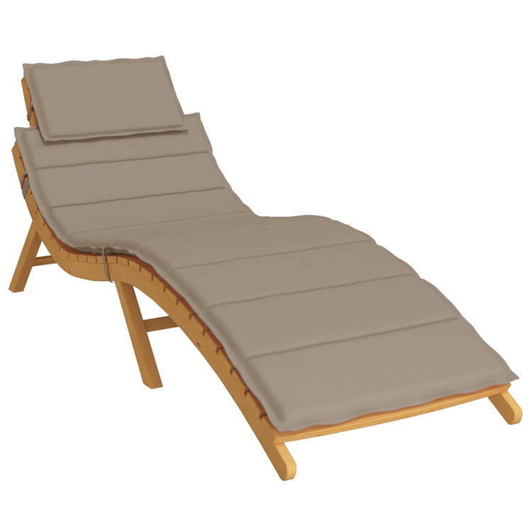 Vidaxl Lounge Kissen 186x58x3 cm Oxford Stofftaupe