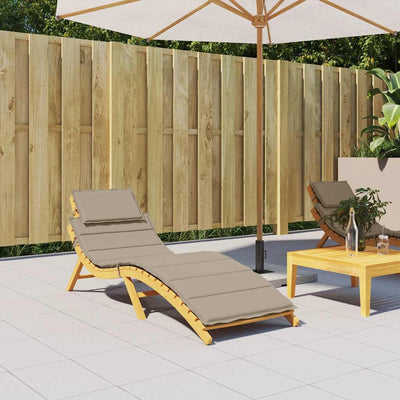 Vidaxl Lounge Kissen 186x58x3 cm Oxford Stofftaupe