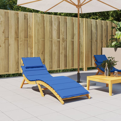 Vidaxl Lounger Kissen 186x58x3 cm Oxford Fabric Royal Blau