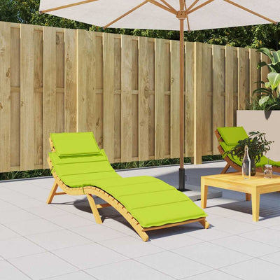 Vidaxl Lounger Kissen 186x58x3 cm Oxford Stoff klar grün