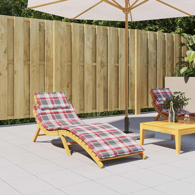 Vidaxl Lounger Kissen 186x58x3 cm Oxford Fabric Diamond Muster rot