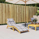 Vidaxl Lounger Kissen 186x58x3 cm Oxford Fabric Diamond Muster grau