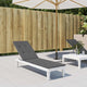 VIDAXL -Terrassenstuhlkissen (75+105) x50x4 cm Anthrazit -gelöscht