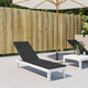 VIDAXL -Terrassenstuhlkissen (75+105) x50x4 cm schwarz