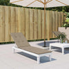 VIDAXL -Terrassenstuhlkissen (75+105) x50x4 cm Taupe