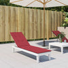 Vidaxl Terrassestuhlkissen (75+105) x50x4 cm Weinrot