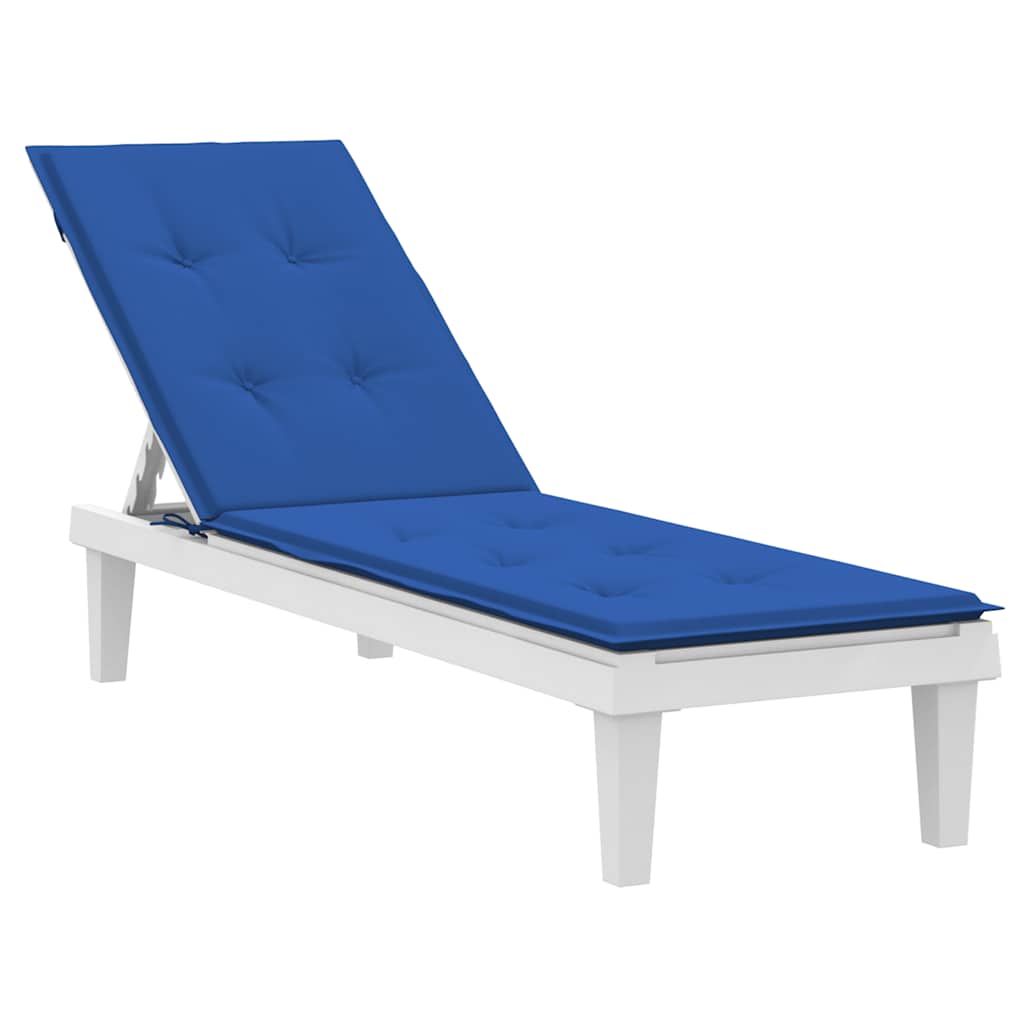 Vidaxl Patio Chair Kissen (75+105) x50x4 cm Königlicher Blau