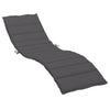 Vidaxl Lounger Kissen 200x50x3 cm Oxford Stoffanthrazit -gelöscht