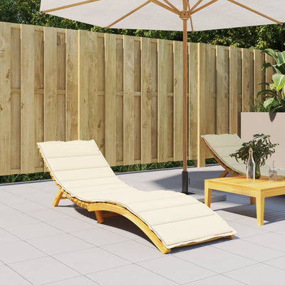 Vidaxl Lounger Kissen 200x50x3cm Oxford Fabric Cream -Colored