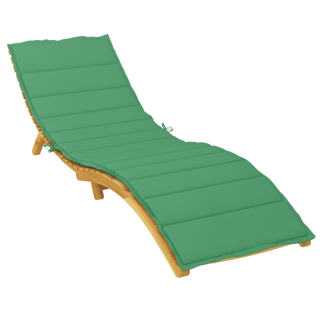 VIDAXL LOUNGE KUSSCHE 200x50x3cm Oxford Fabric Green