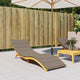 Vidaxl Lounger Kissen 200x50x3 cm Oxford Stofftaupe