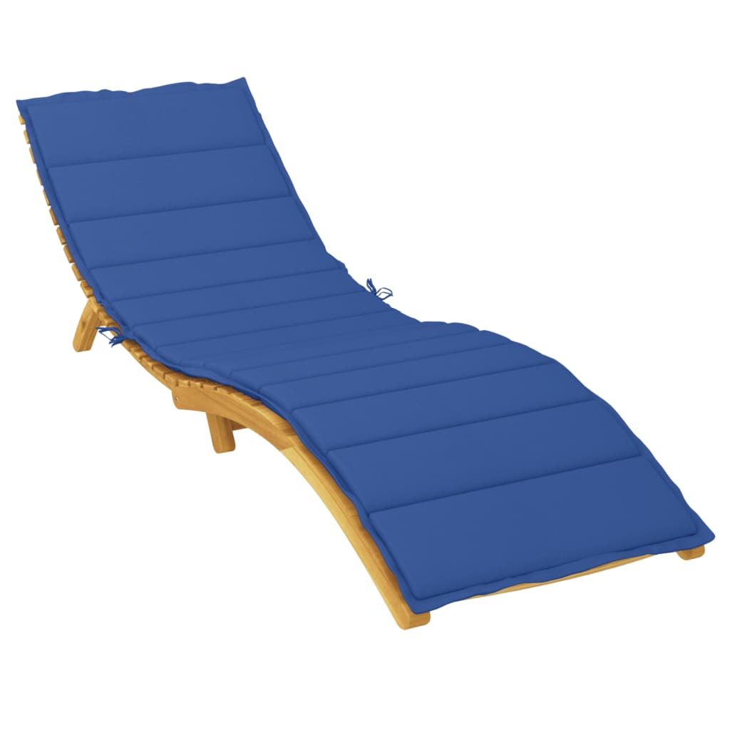 Vidaxl Lounger Kissen 200x50x3 cm Oxford Fabric Royal Blau