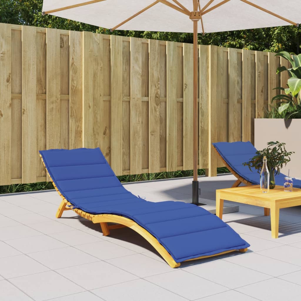 Vidaxl Lounger Kissen 200x50x3 cm Oxford Fabric Royal Blau