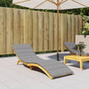 Vidaxl Lounger Kissen 200x60x3 cm Oxford Stoff grau